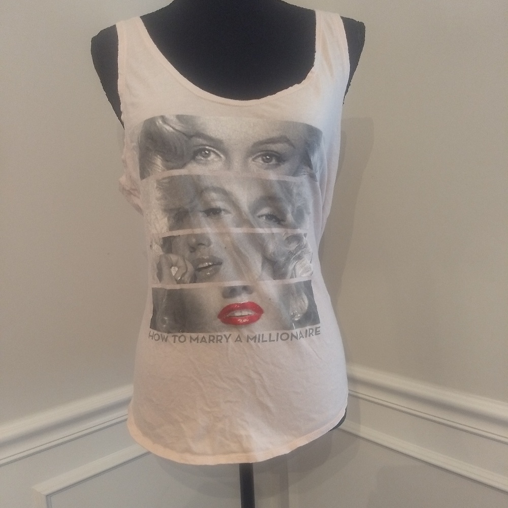 Pink Marilyn Monroe Tank Too Size XL